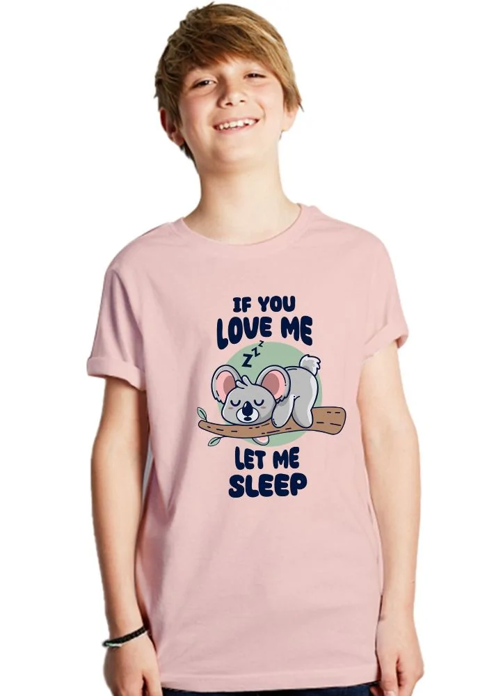 Let Me Sleep Senior Kids T-Shirt