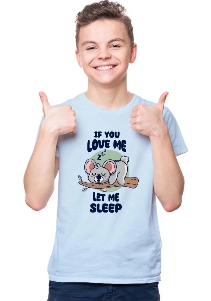 Let Me Sleep Senior Kids T-Shirt