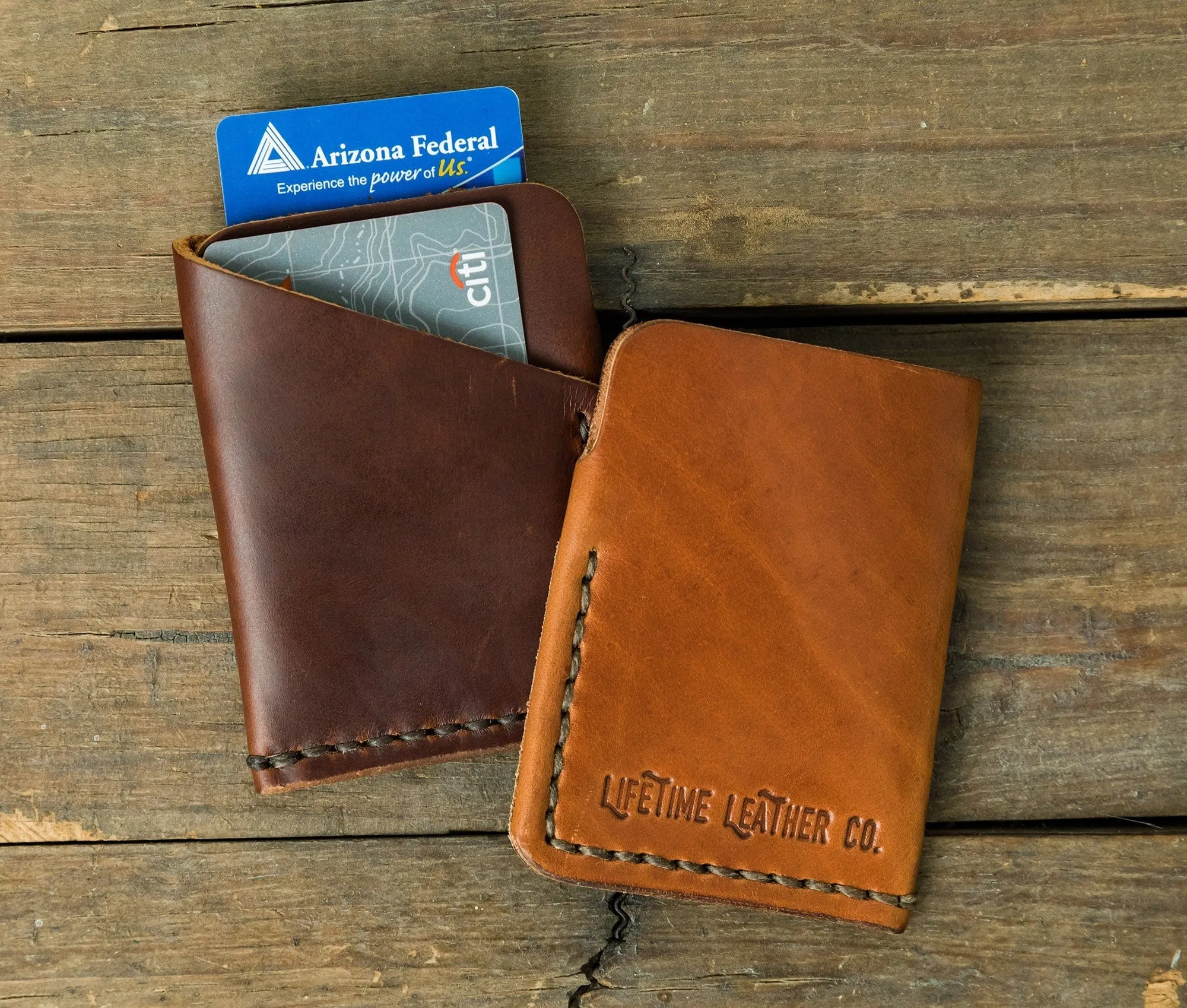 Lifetime Leather Co Men's Tall Minimalist Leather Wallet