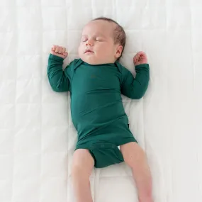 Long Sleeve Bodysuit in Emerald