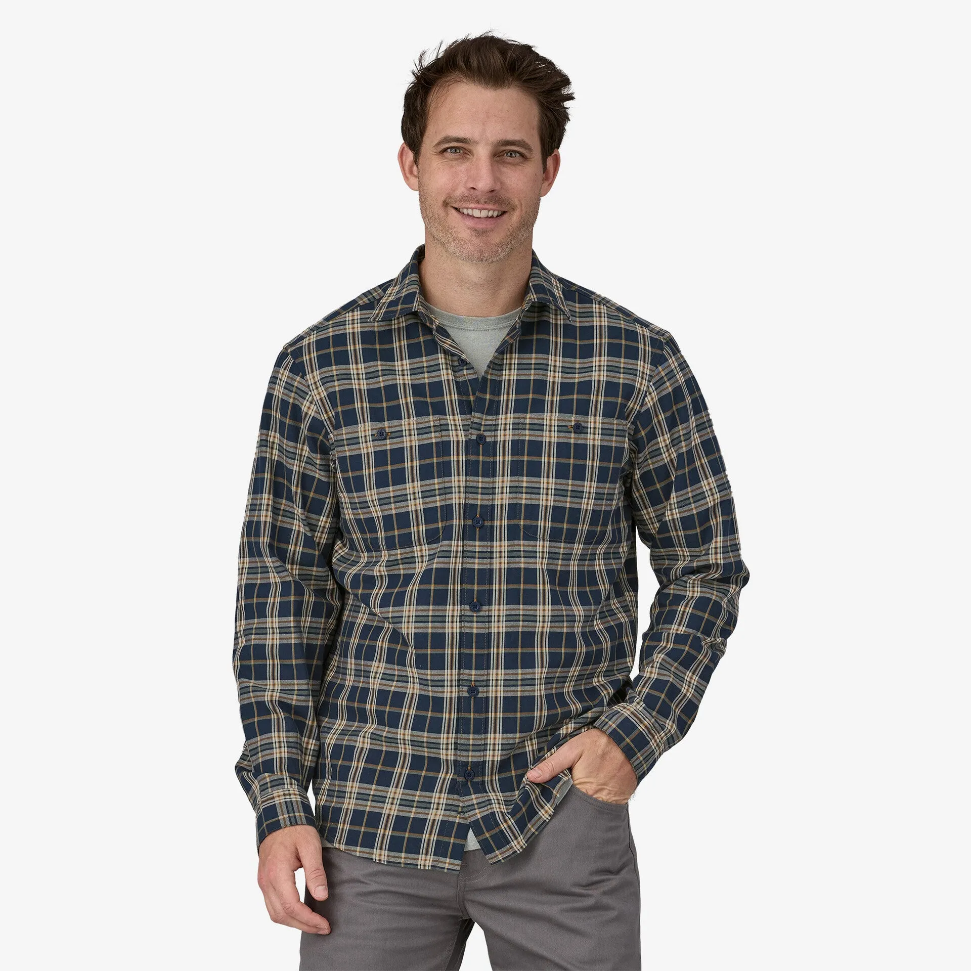 Long-Sleeved Pima Cotton Shirt (Men's)