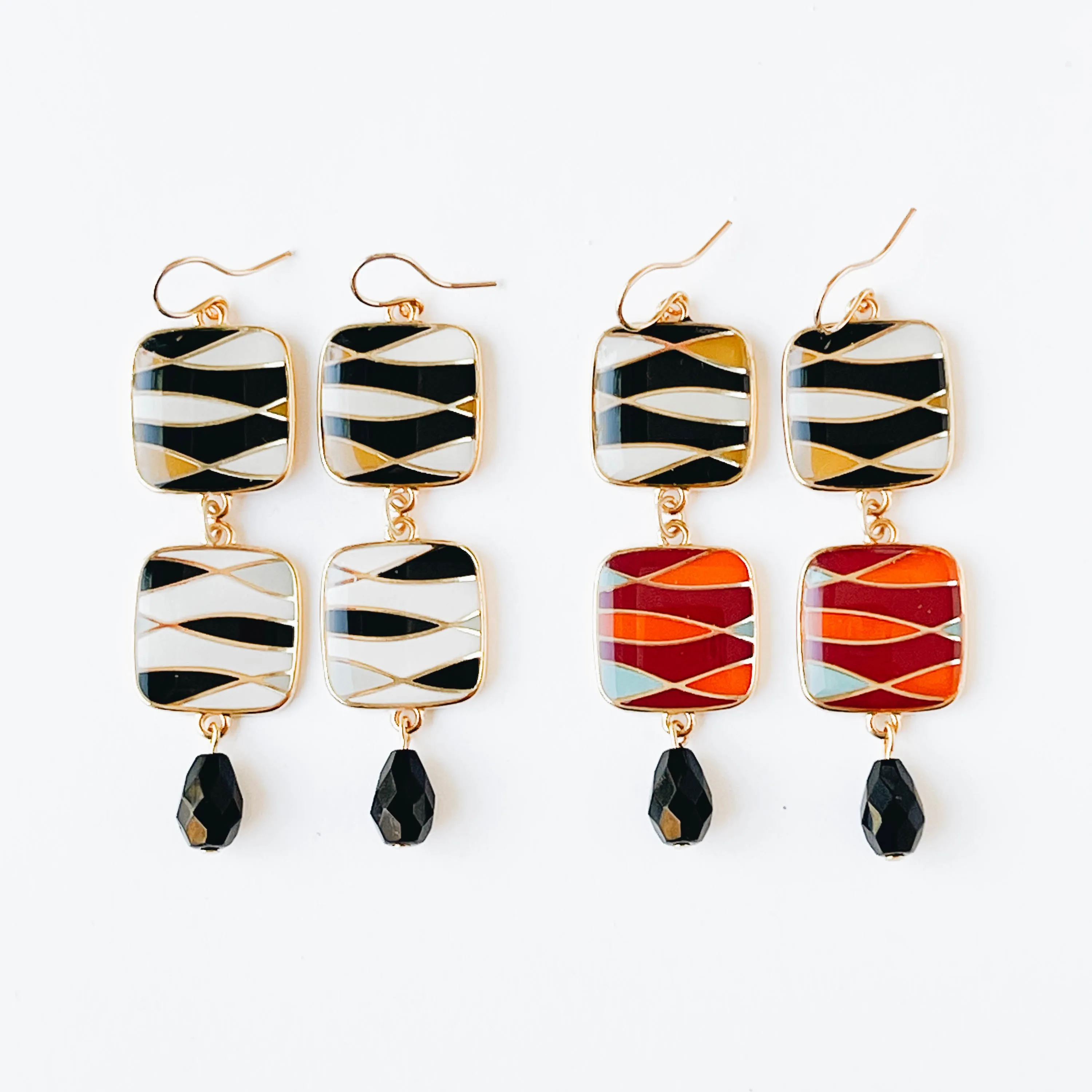 Long Statement Retro Earrings