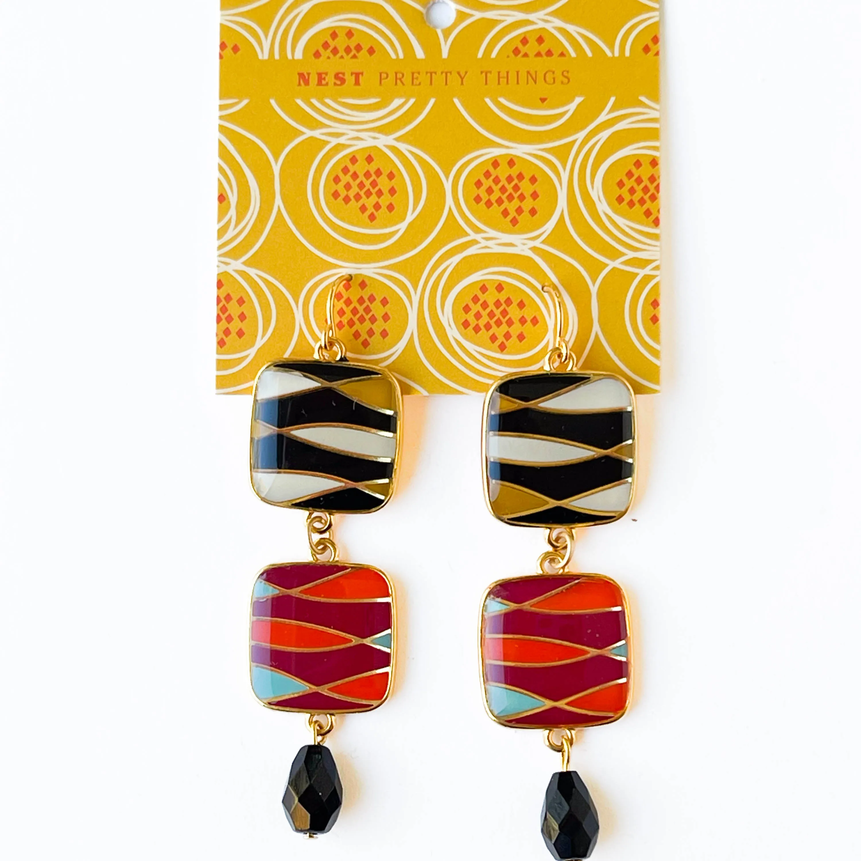 Long Statement Retro Earrings