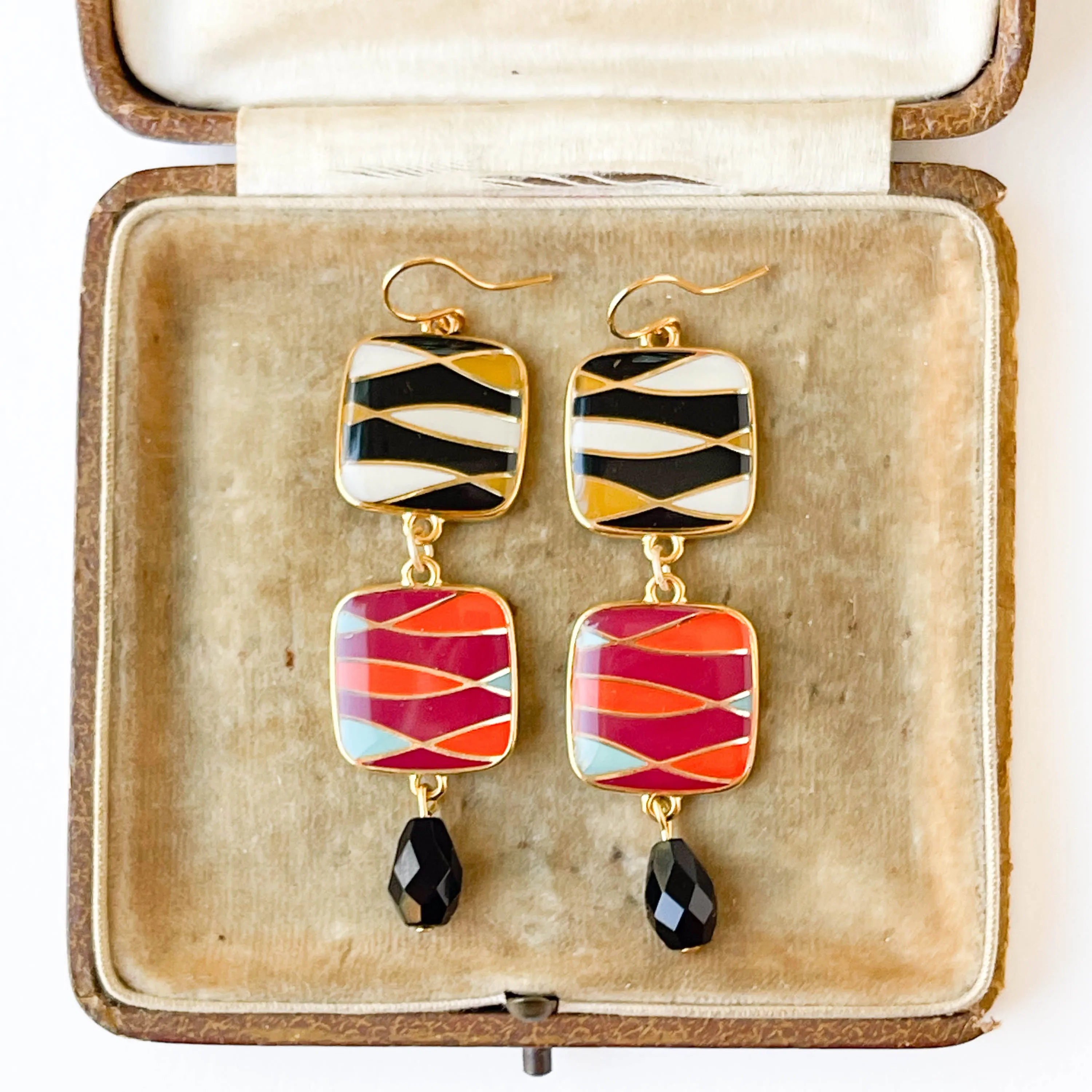 Long Statement Retro Earrings