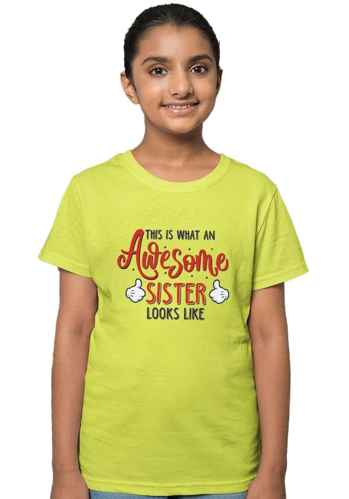 Look Like Sister Sr Kids T-Shirt