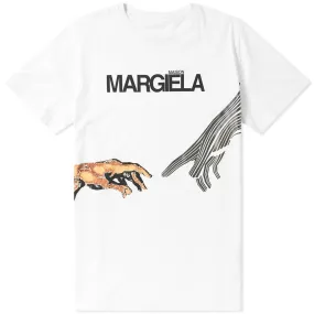 Maison Margiela 10 Logo Print TeeWhite