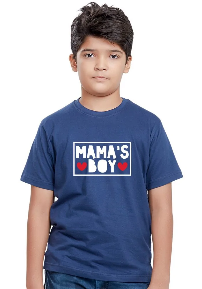 Mamas Boy New Sr Kids T-Shirt