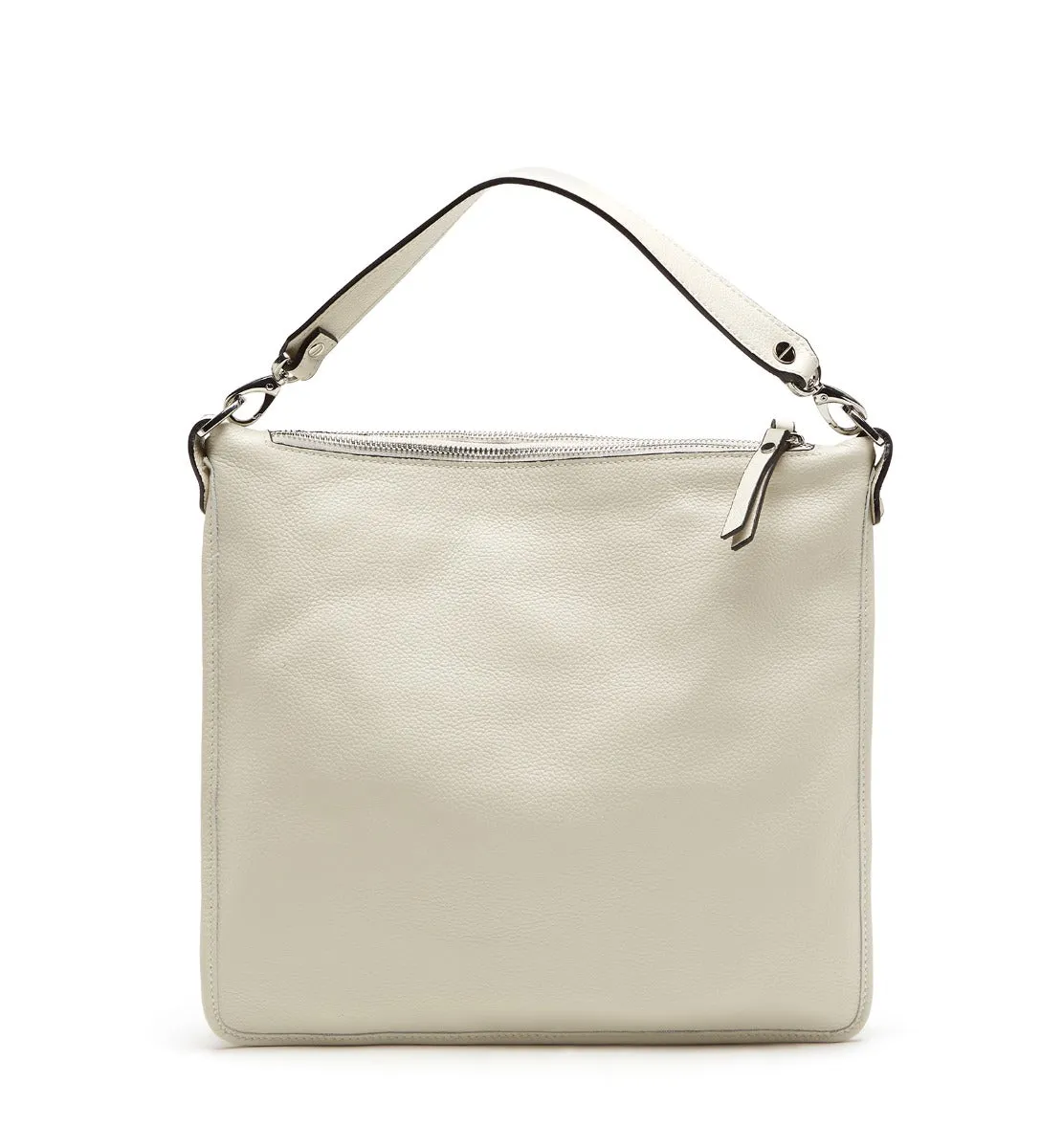 MARTINA DOUBLE ZIP LEATHER BAG