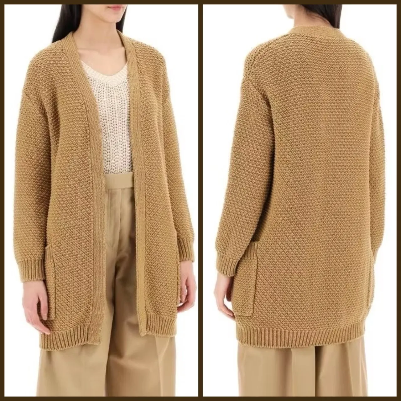 MaxMara  |Plain Cotton Cardigans