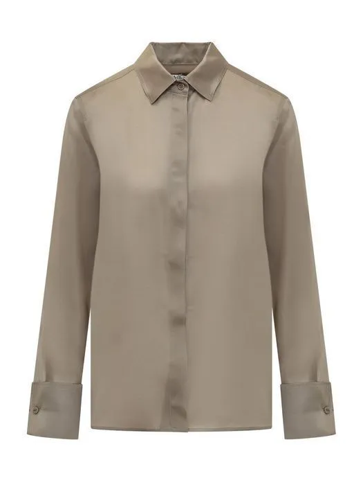 MaxMara  |Silk organza shirt