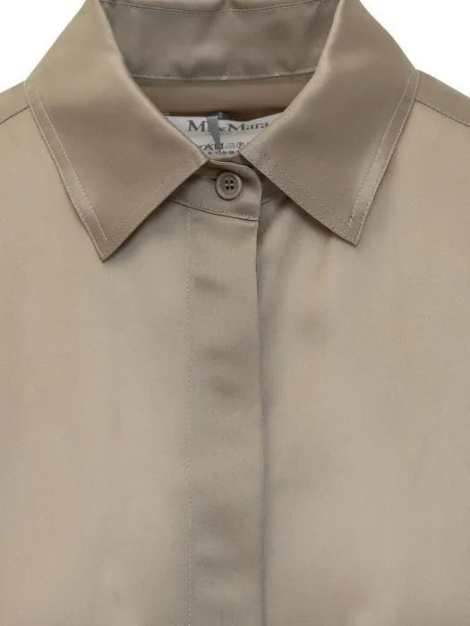 MaxMara  |Silk organza shirt