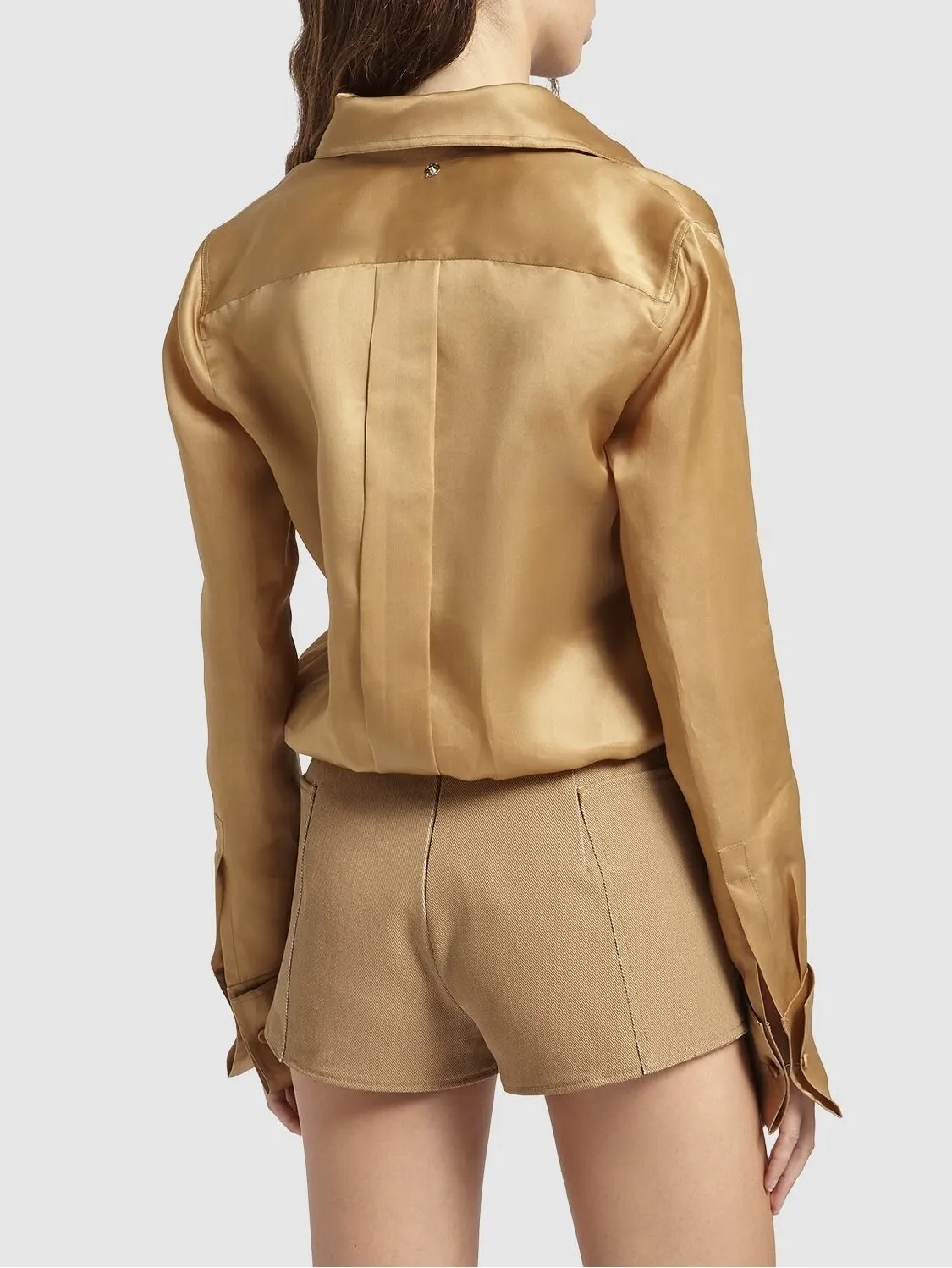 MaxMara  |Silk organza shirt