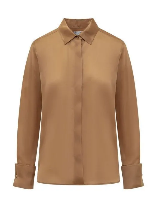 MaxMara  |Silk organza shirt