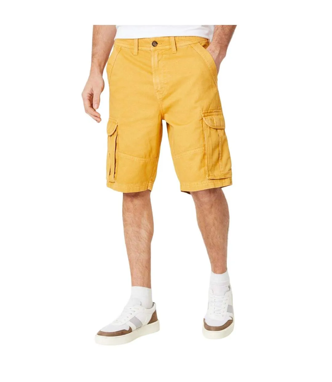 Mens cargo shorts gold Maine