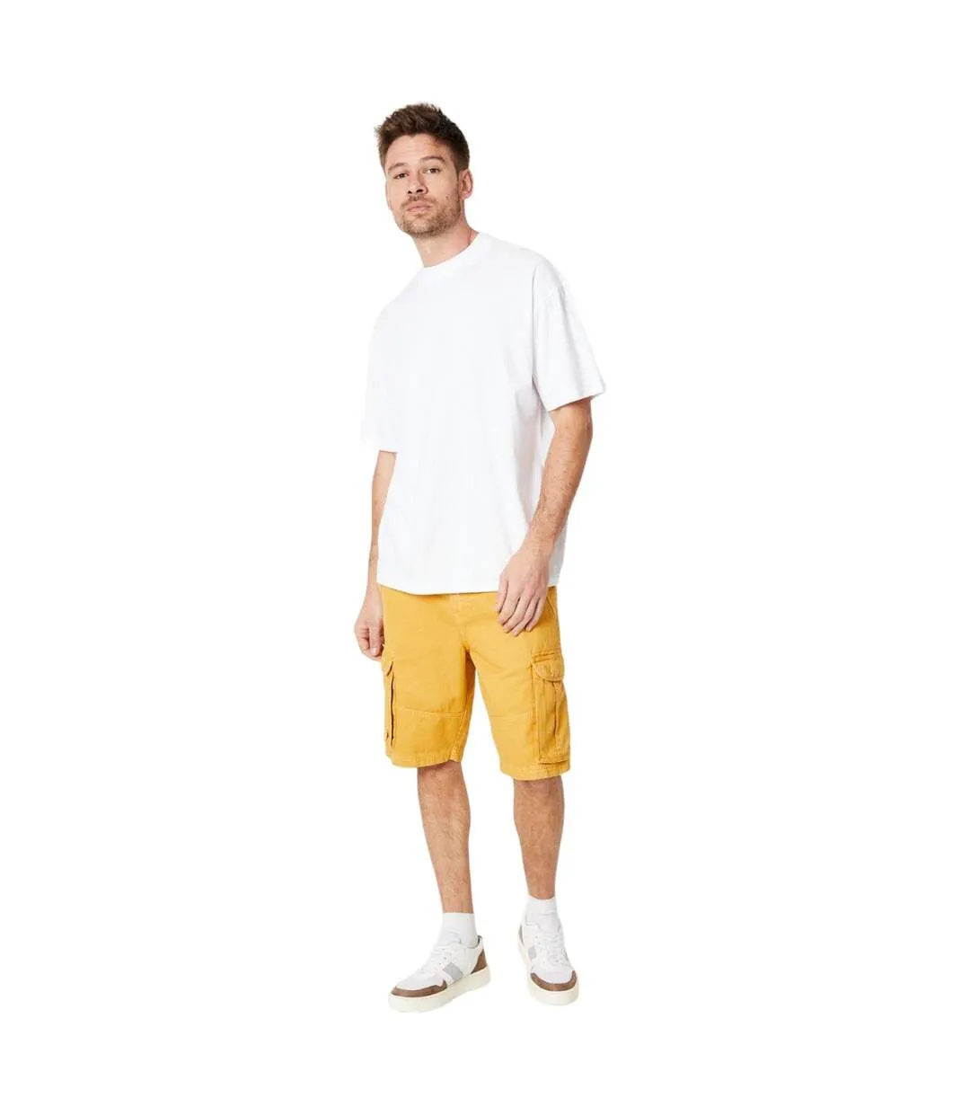 Mens cargo shorts gold Maine