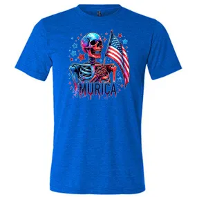 Murica Skeleton Shirt Unisex