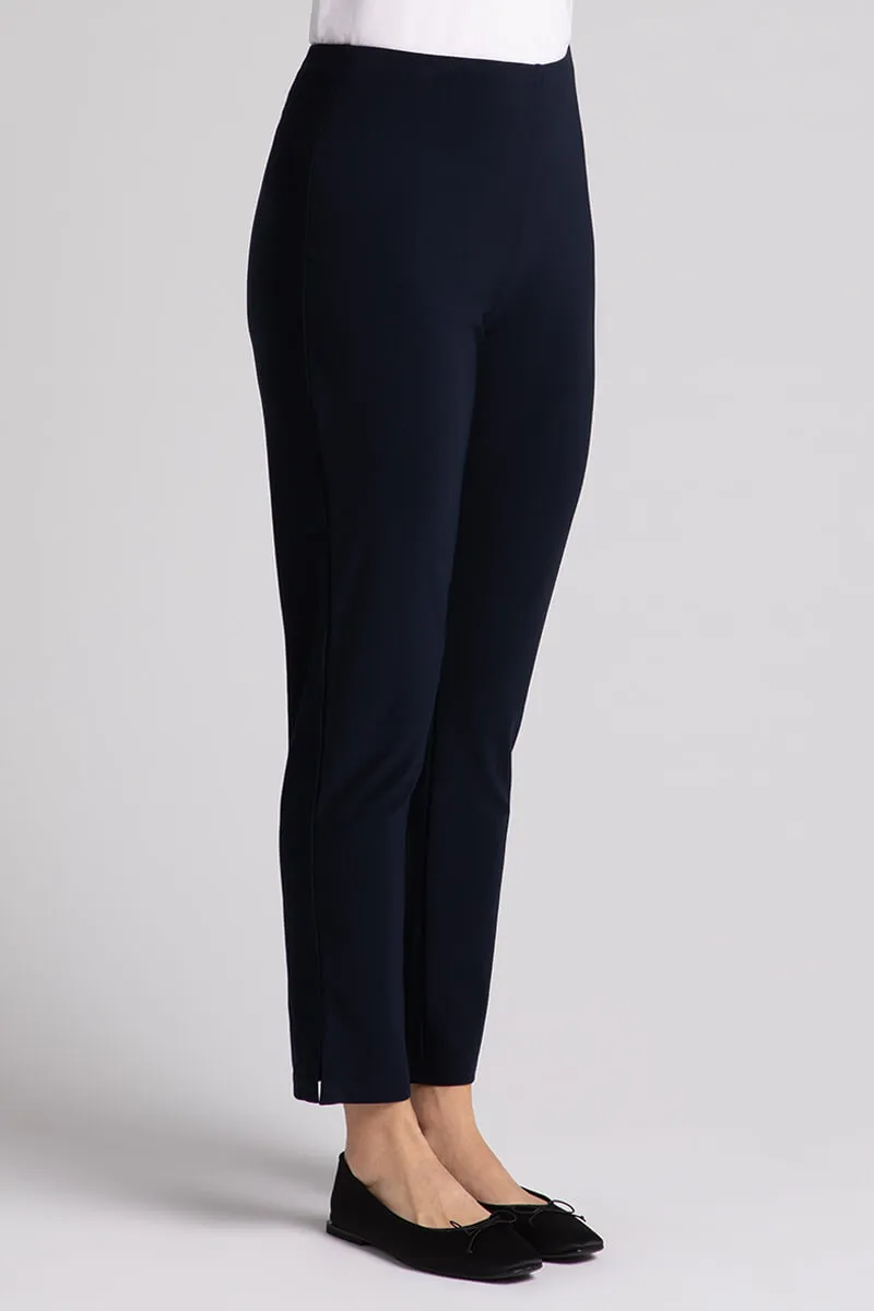 Narrow Pant Midi | Navy