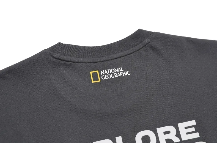 NATIONAL GEOGRAPHIC  |Unisex Street Style Logo T-Shirts