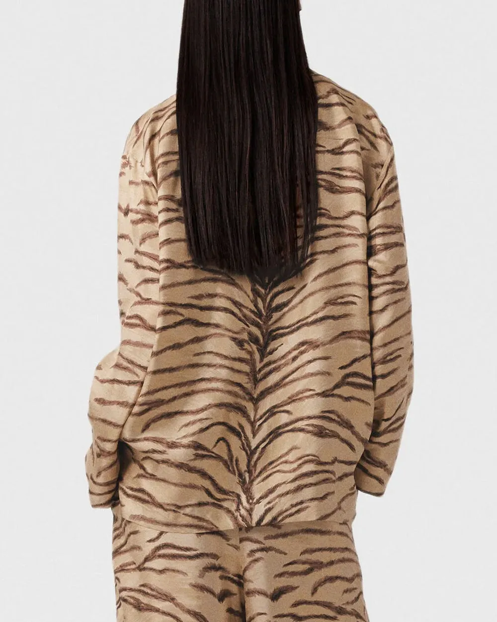 Natural Tiger Print Shirt