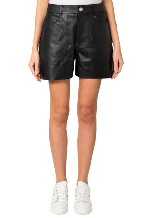 Nava leather shorts