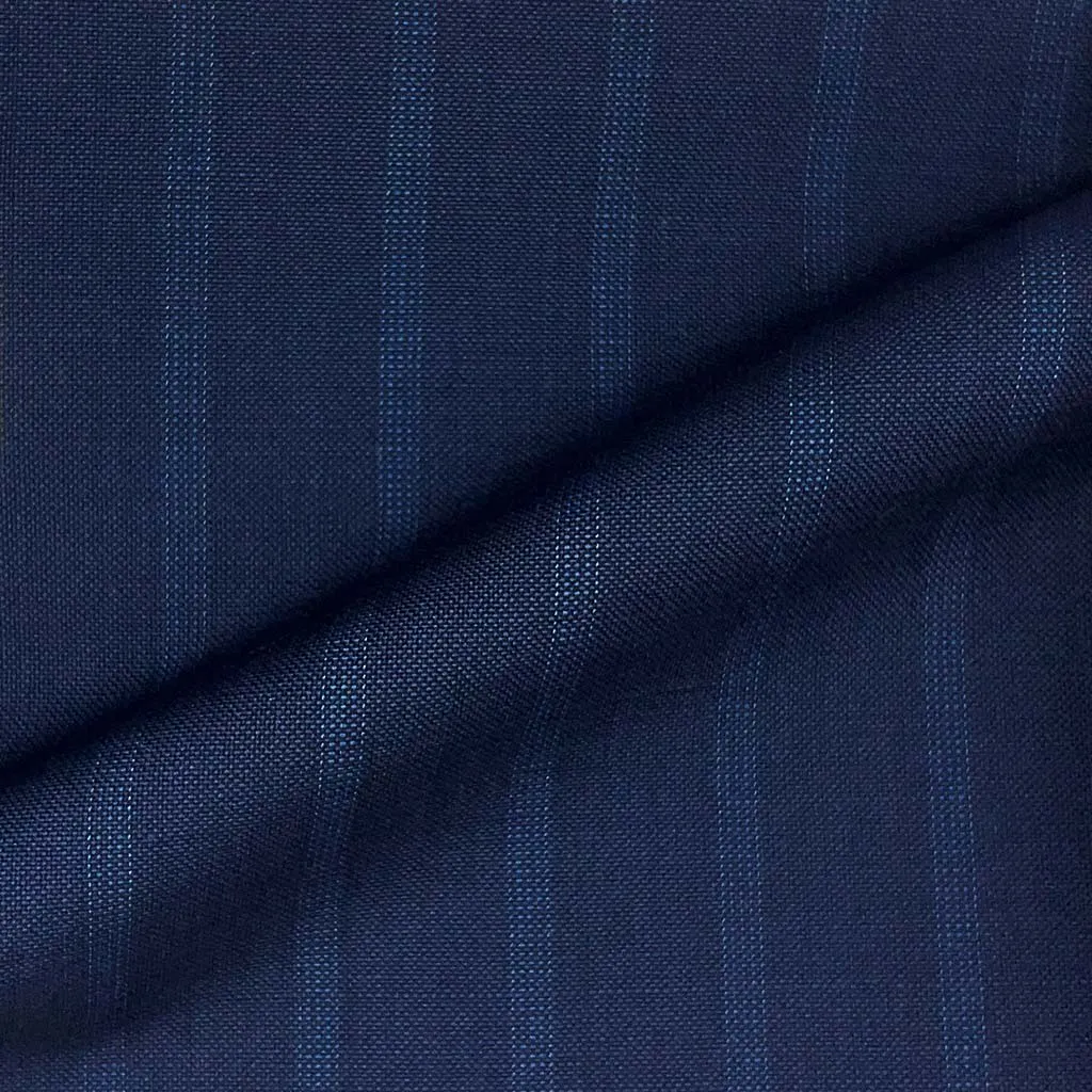 Navy Pinstripes