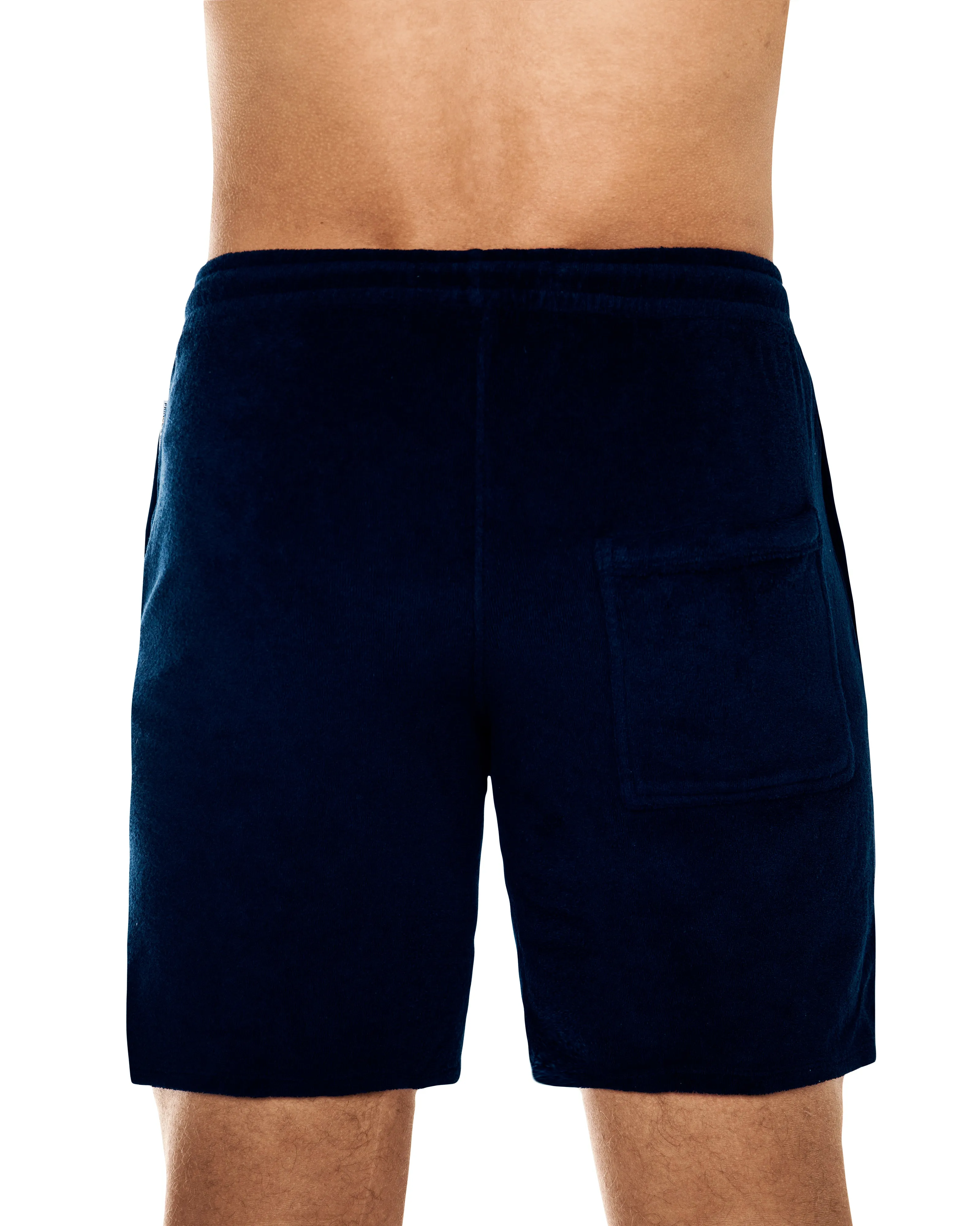 Navy Riviera Terry Shorts