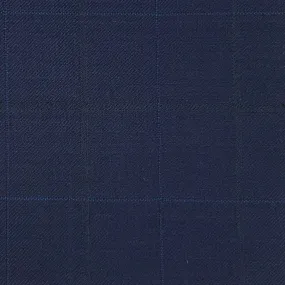 Navy Windowpane