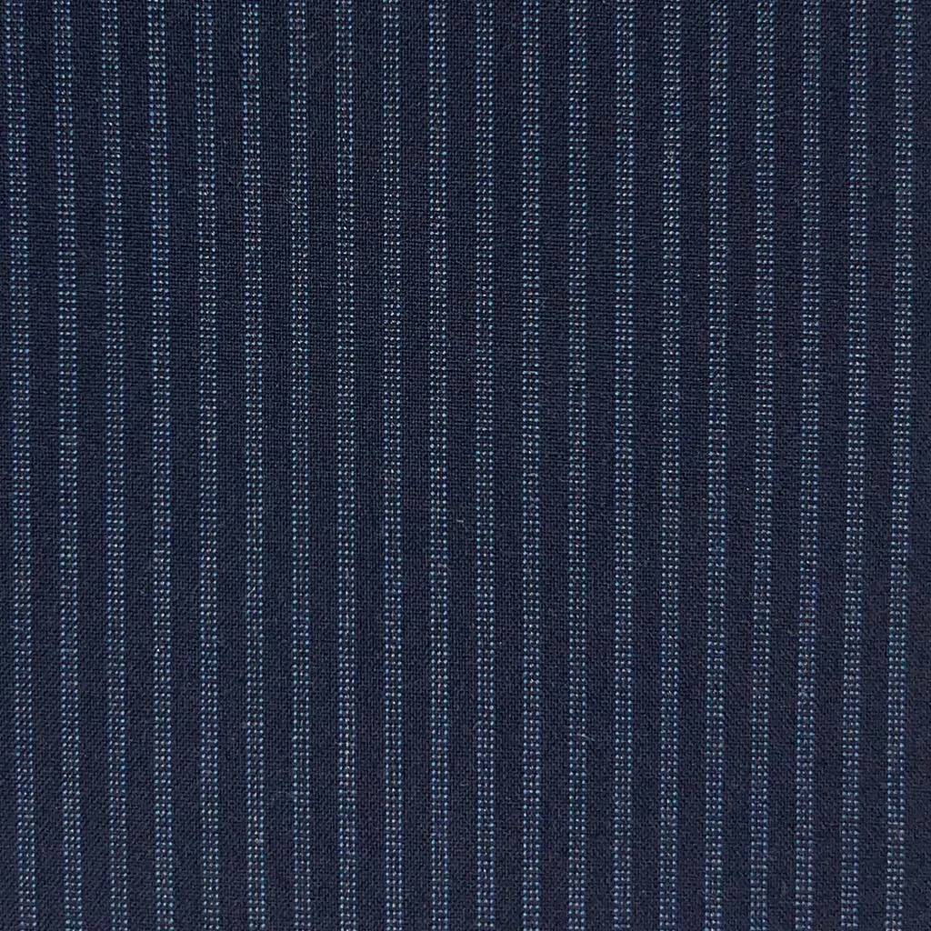 Navy With Blue Stripes