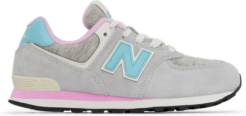 New Balance Kids Gray 574 Big Kids Sneakers