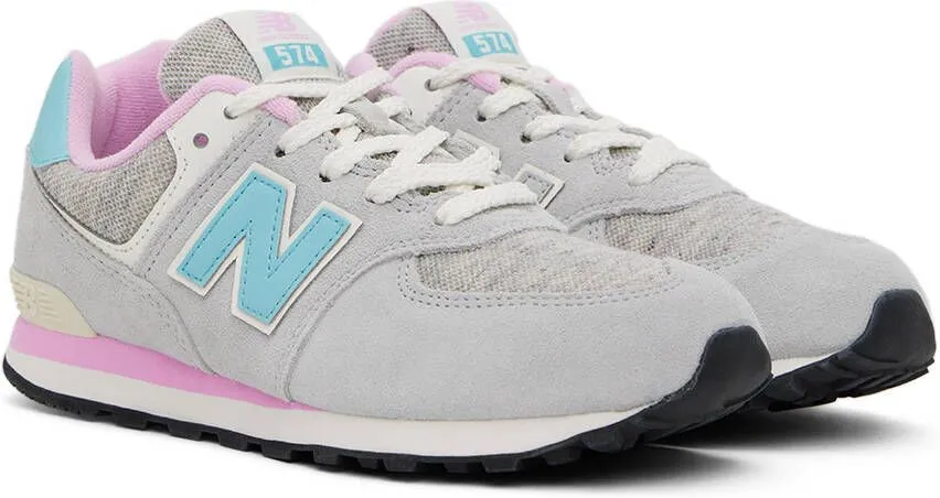 New Balance Kids Gray 574 Big Kids Sneakers