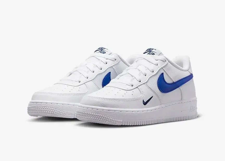 Nike Air Force 1 Low GS White Midnight Navy Game Royal FN3875-100