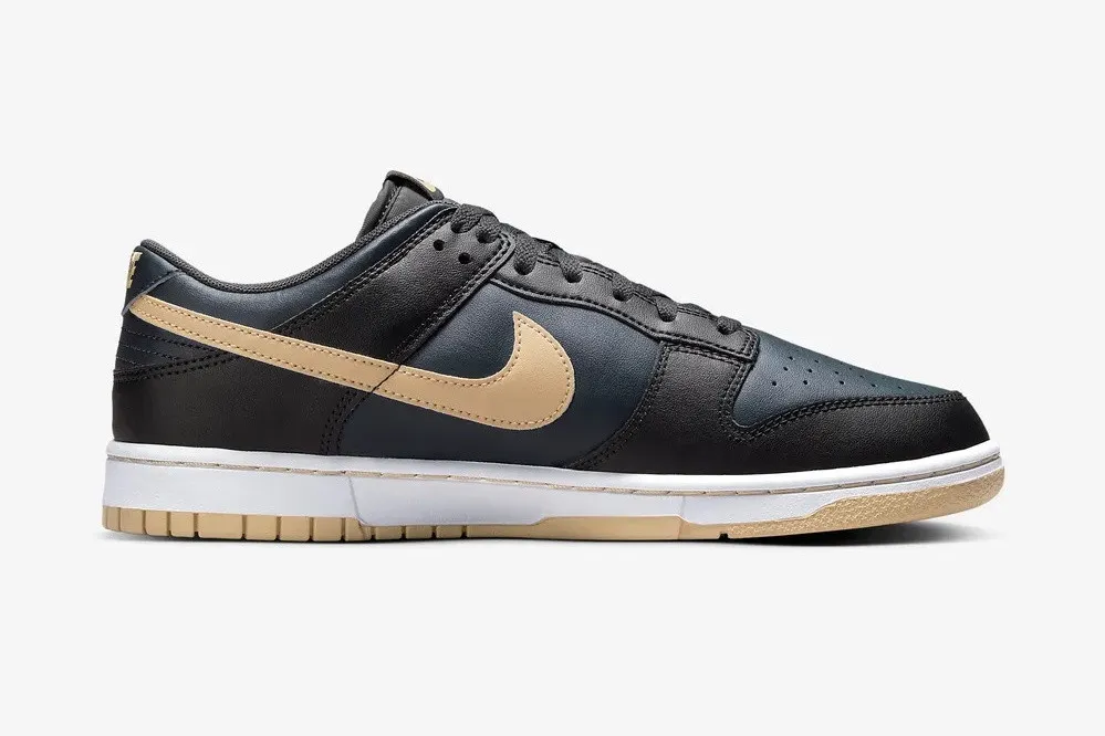 Nike SB Dunk Low Black Midnight Navy Tan DV0831-005