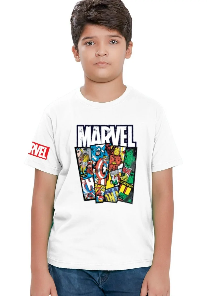 Nostalgia Assemble Avengers Sr Kids T-Shirt