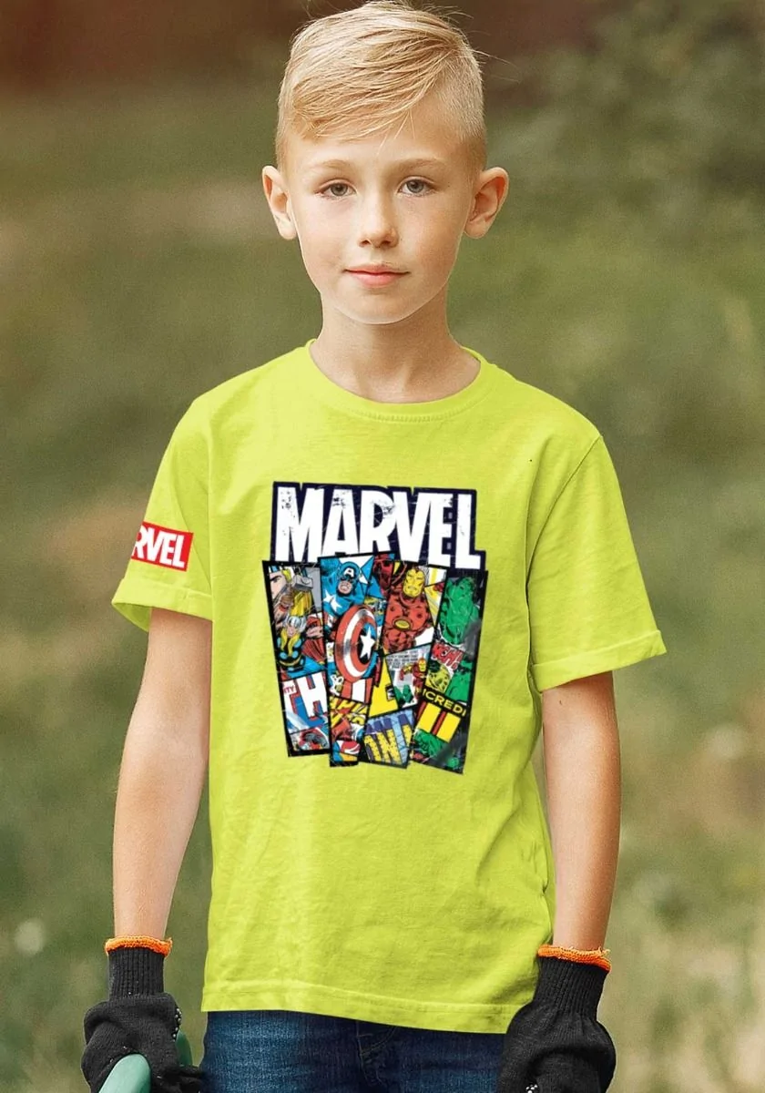 Nostalgia Assemble Avengers Sr Kids T-Shirt