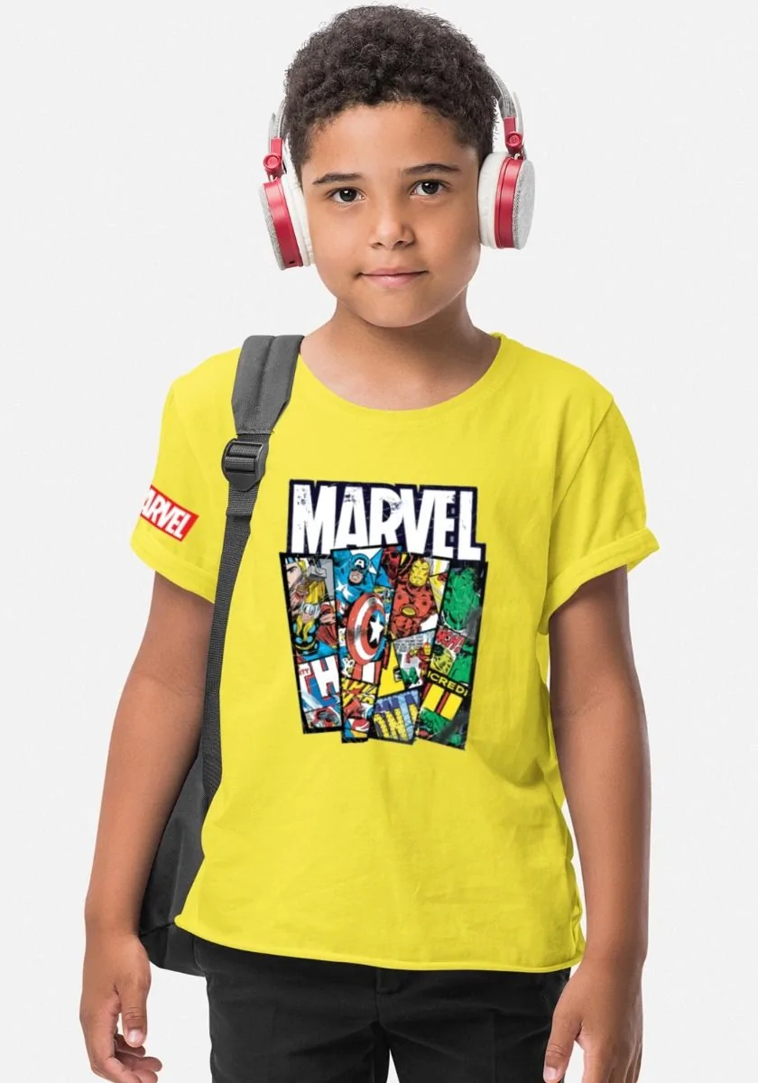 Nostalgia Assemble Avengers Sr Kids T-Shirt