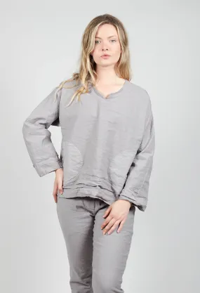 Oversized Shirt in Taupe