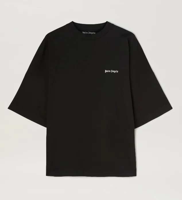 Palm Angels  |Crew Neck Street Style Plain Cotton Short Sleeves Logo