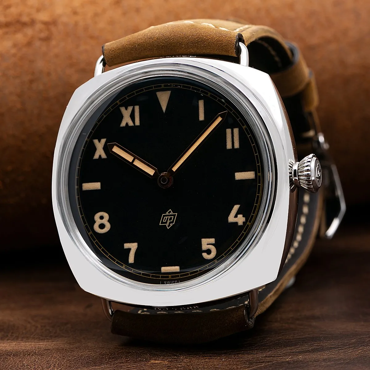 Panerai Radiomir 3 Days 47MM PAM00424 Black Dial With Brown Leather Bracelet