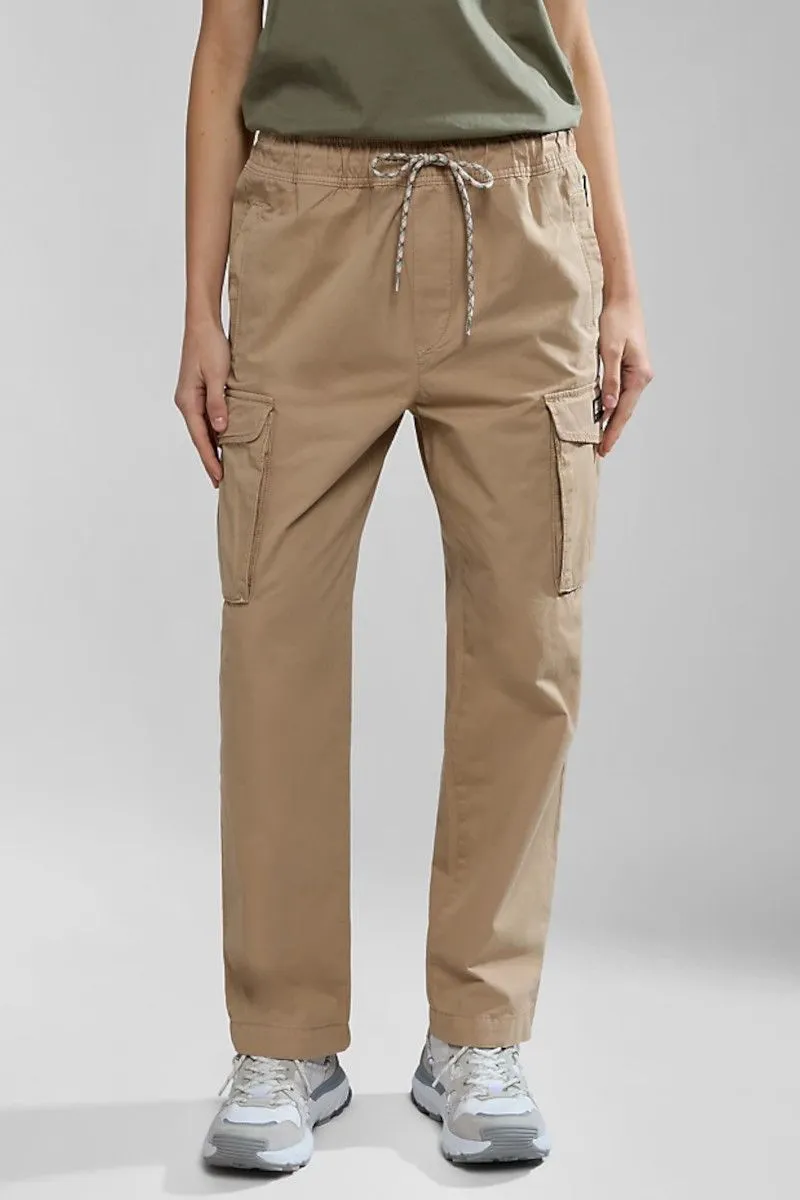 Pantaloni Cargo donna Beige