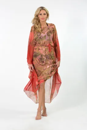 Papillon Long Chiffon Dress