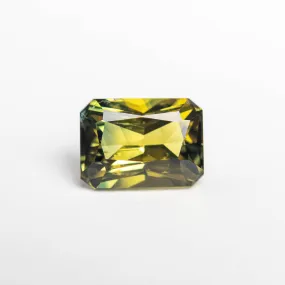 Parti Teal-Yellow Brilliant Sapphire - 1.54ct Cut Corner Rectangle