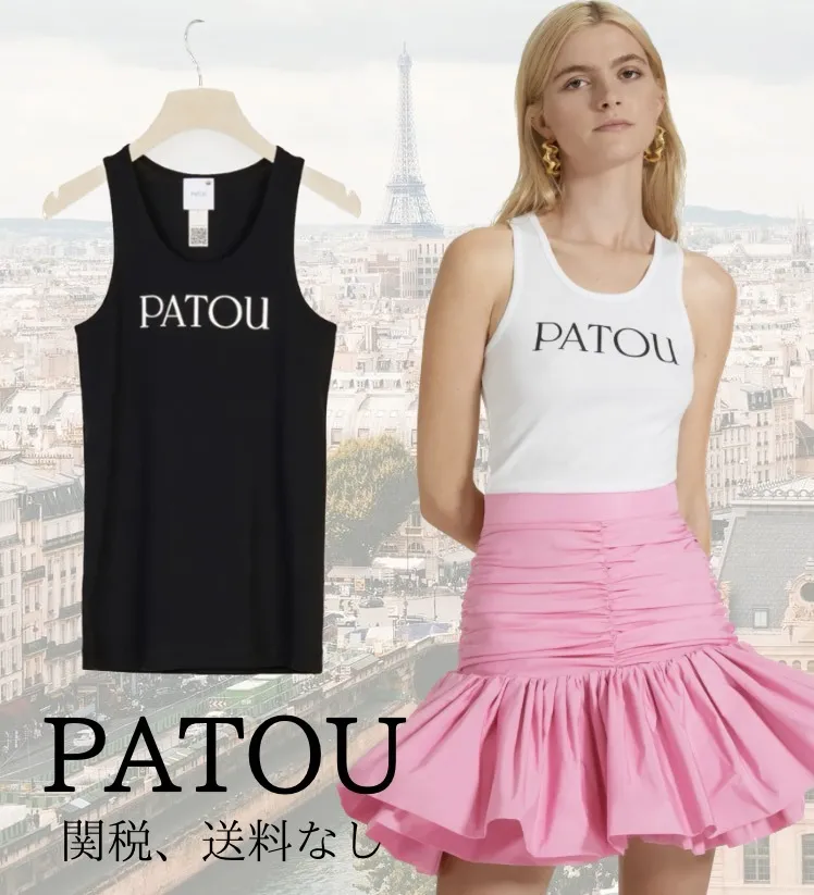 PATOU  |Cotton Logo Tanks & Camisoles