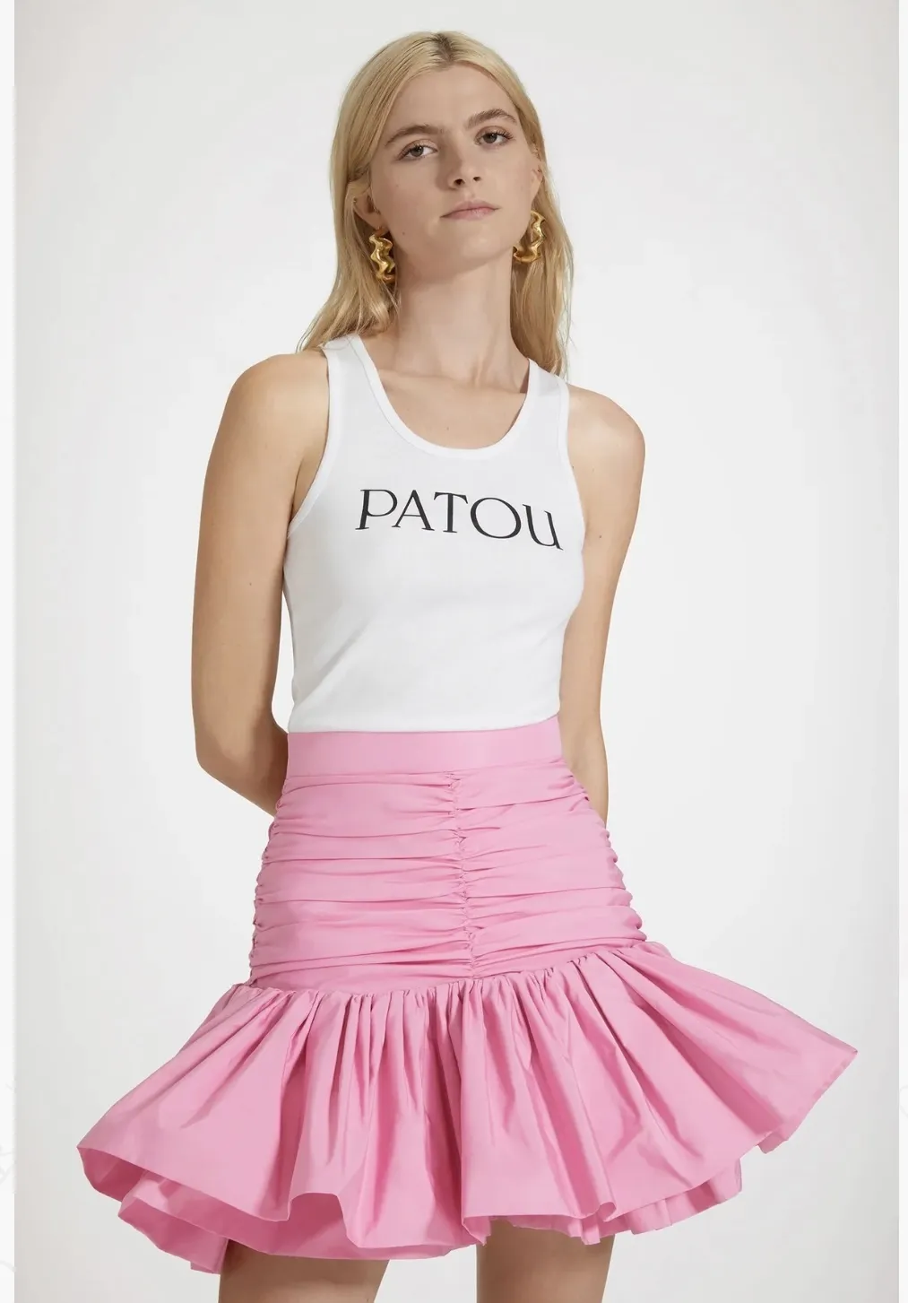 PATOU  |Cotton Logo Tanks & Camisoles