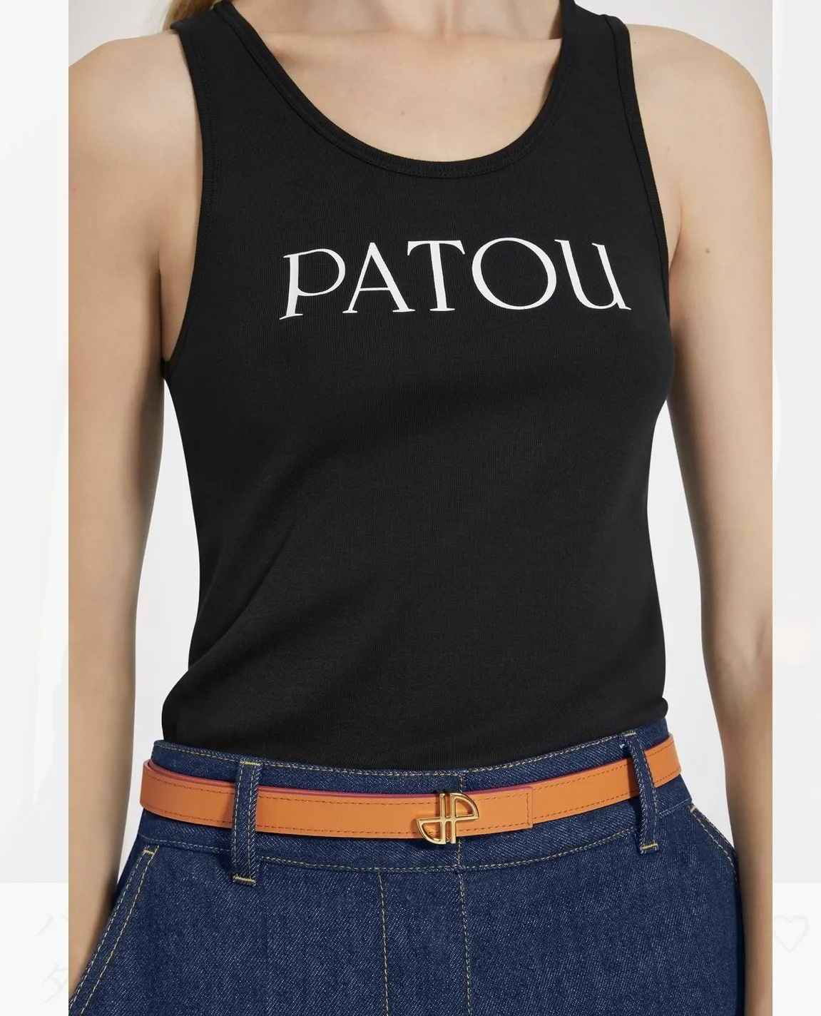 PATOU  |Cotton Logo Tanks & Camisoles