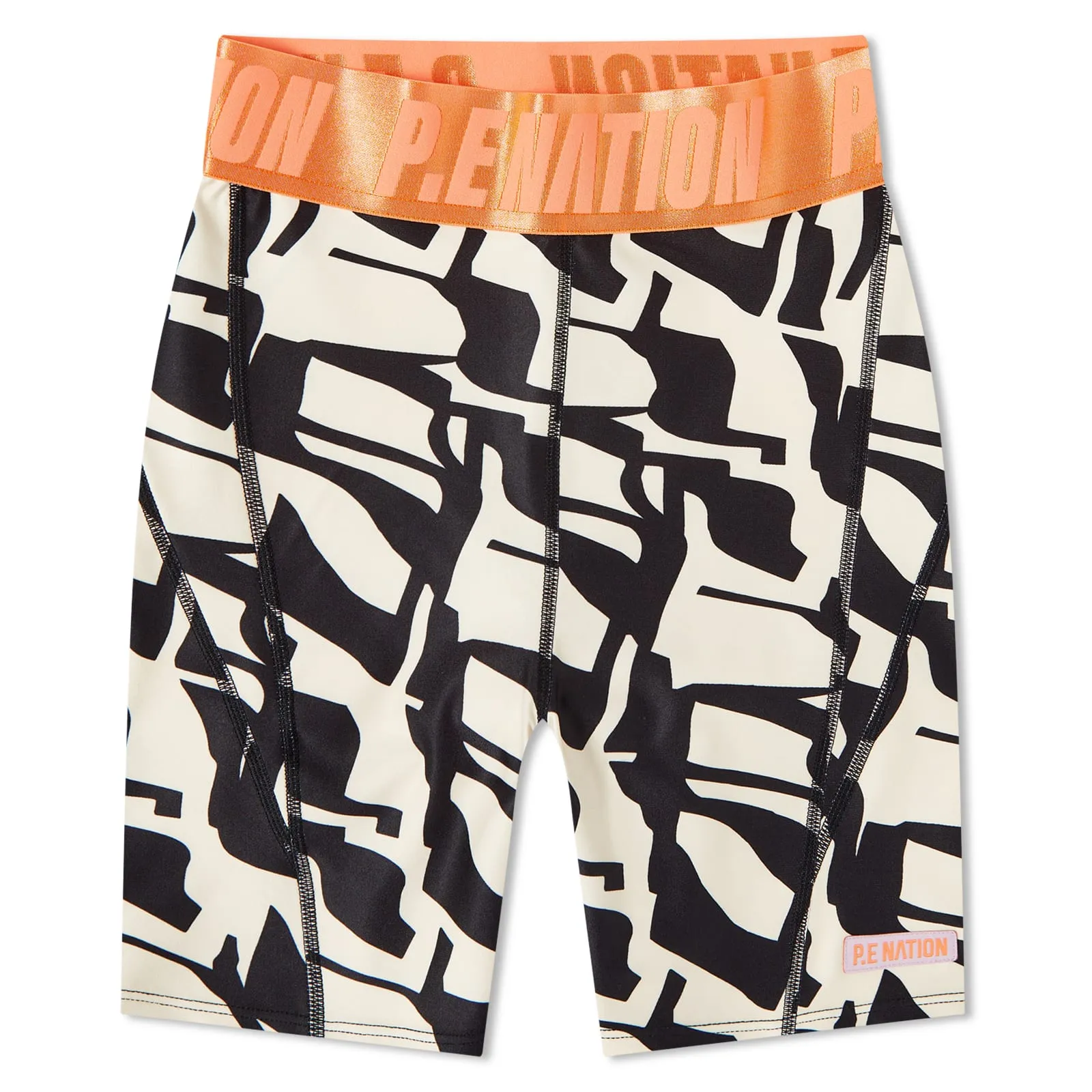 P.E Nation Rockland Bike ShortsAbstract Print