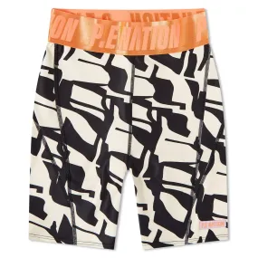 P.E Nation Rockland Bike ShortsAbstract Print