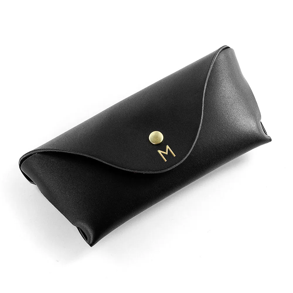 Personalised Origami Leather Glasses Case