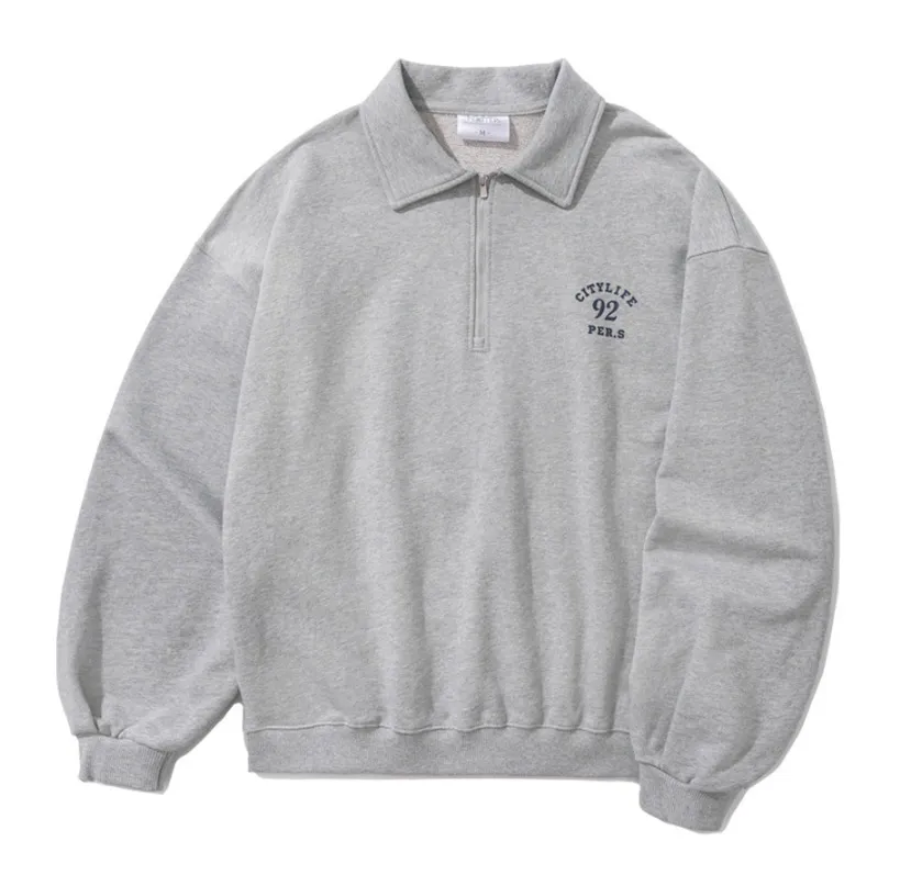 perstep  |[PERSTEP]★LIFE COLLAR SWEATSHIRTS