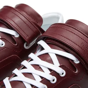 Pierre Hardy Les Baskets Low SneakerBurgundy & White