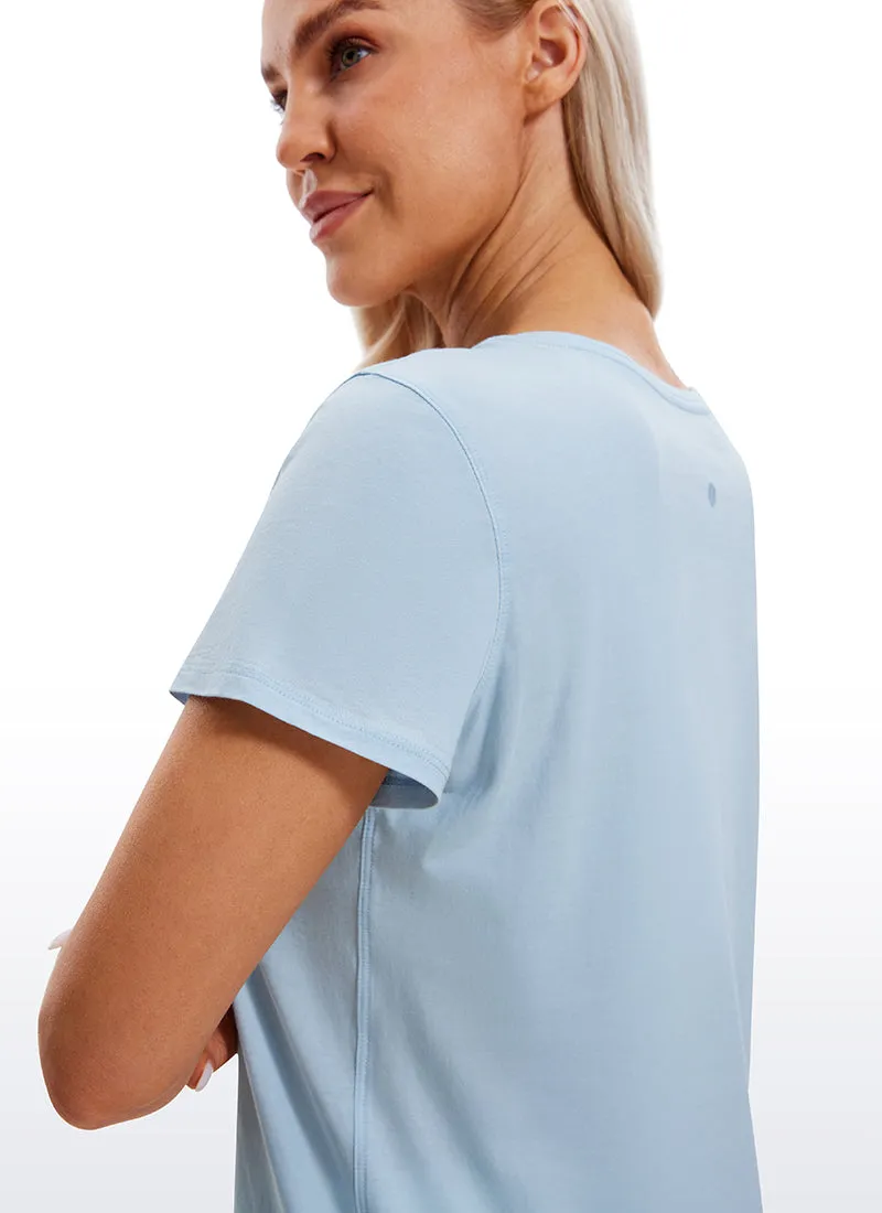 Pima Cotton Short Sleeves